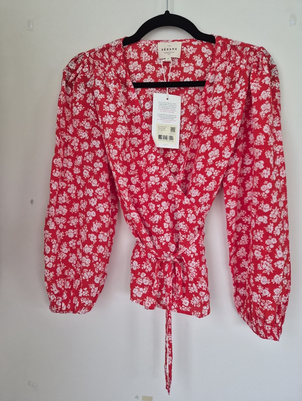 *NWT* [Sezane] Dafne Blouse Size 38/6 - Picture 10 of 12
